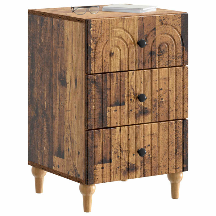 Dulap de noapte Lemn vechi 43x 41 x 66,5 cm Lemn prelucrat - WALTI WALTI