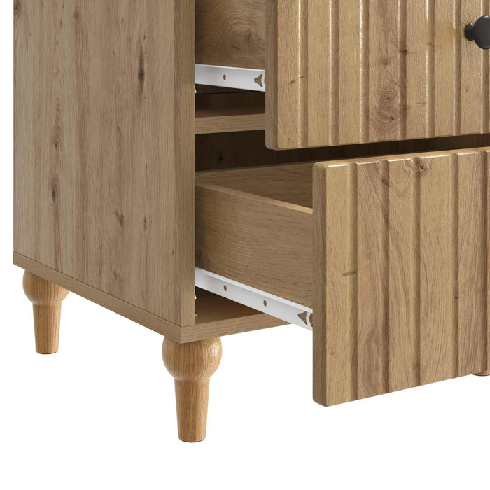 Dulap de noapte cu sertar Stejar Artizanal 43x 41 x 66,5 cm - WALTI WALTI