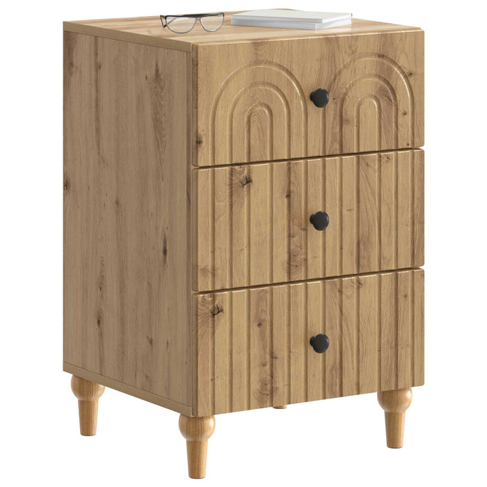 Dulap de noapte cu sertar Stejar Artizanal 43x 41 x 66,5 cm - WALTI WALTI