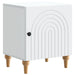 Dulap de noapte Alb 43 x 34,5 x 50 cm Lemn prelucrat - WALTI WALTI