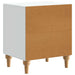 Dulap de noapte Alb 43 x 34,5 x 50 cm Lemn prelucrat - WALTI WALTI