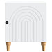 Dulap de noapte Alb 43 x 34,5 x 50 cm Lemn prelucrat - WALTI WALTI