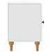 Dulap de noapte Alb 43 x 34,5 x 50 cm Lemn prelucrat - WALTI WALTI