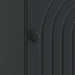 Dulap de noapte Negru 43 x 34,5 x 50 cm Lemn prelucrat - WALTI WALTI