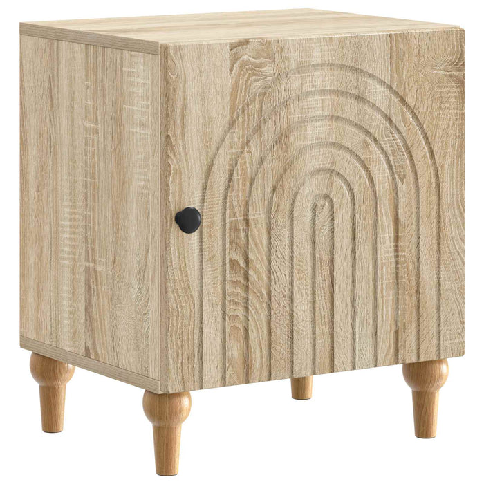 Dulap de noapte Stejar Sonoma 43 x 34,5 x 50 cm Lemn prelucrat - WALTI WALTI
