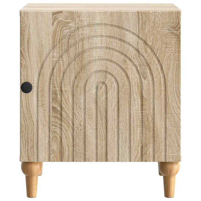 Dulap de noapte Stejar Sonoma 43 x 34,5 x 50 cm Lemn prelucrat - WALTI WALTI