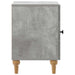 Dulap de noapte Gri Beton 43 x 34,5 x 50 cm Lemn prelucrat - WALTI WALTI