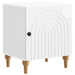 Dulap de noapte Alb foarte lucios 43 x 34,5 x 50 cm - WALTI WALTI