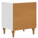 Dulap de noapte Alb foarte lucios 43 x 34,5 x 50 cm - WALTI WALTI