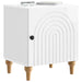 Dulap de noapte Alb foarte lucios 43 x 34,5 x 50 cm - WALTI WALTI