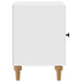 Dulap de noapte Alb foarte lucios 43 x 34,5 x 50 cm - WALTI WALTI