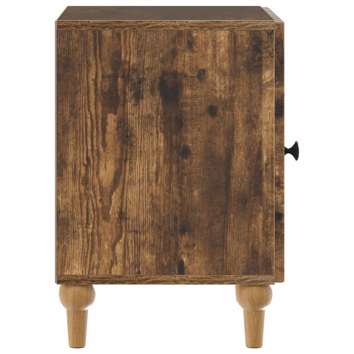 Dulap de noapte Stejar fumuriu 43 x 34,5 x 50 cm Lemn prelucrat - WALTI WALTI