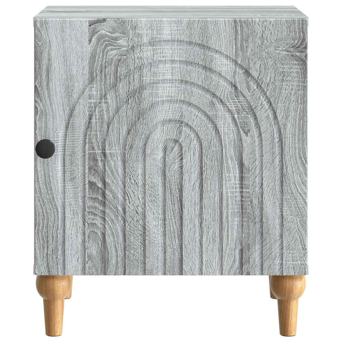 Dulap de noapte Sonoma gri 43 x 34,5 x 50 cm Lemn prelucrat - WALTI WALTI