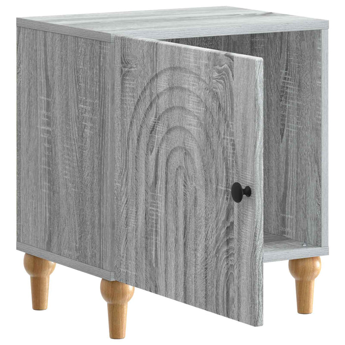 Dulap de noapte 2 pcs Sonoma gri 43 x 34,5 x 50 cm - WALTI WALTI