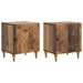 Dulap de noapte 2 pcs Lemn vechi 43 x 34,5 x 50 cm - WALTI WALTI