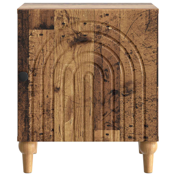 Dulap de noapte 2 pcs Lemn vechi 43 x 34,5 x 50 cm - WALTI WALTI