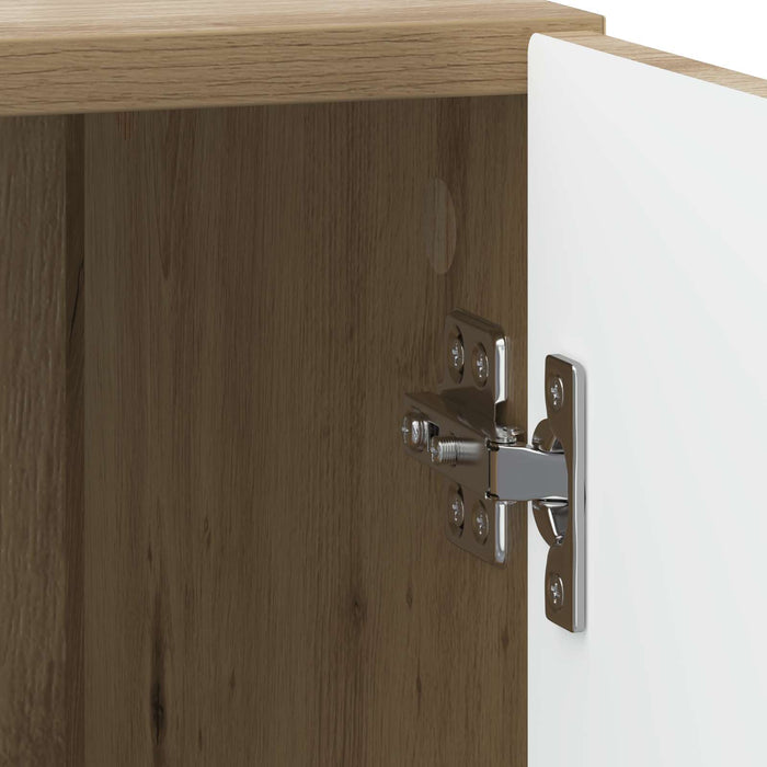 Dulap de noapte 2 pcs Stejar Artizanal 43 x 34,5 x 50 cm - WALTI WALTI