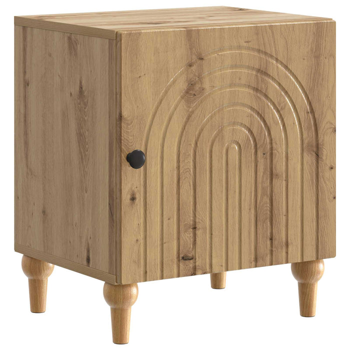 Dulap de noapte 2 pcs Stejar Artizanal 43 x 34,5 x 50 cm - WALTI WALTI