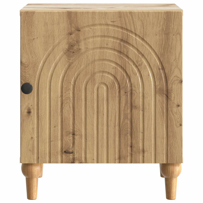 Dulap de noapte 2 pcs Stejar Artizanal 43 x 34,5 x 50 cm - WALTI WALTI