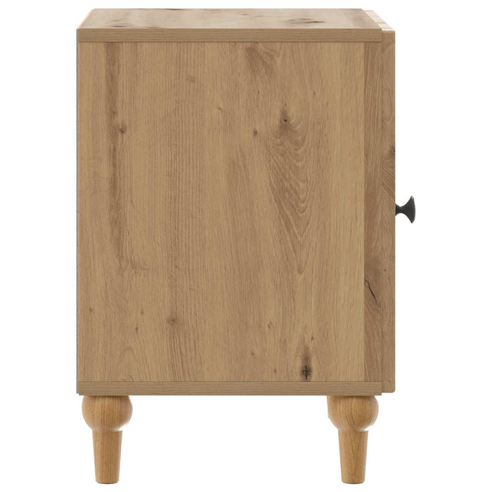 Dulap de noapte 2 pcs Stejar Artizanal 43 x 34,5 x 50 cm - WALTI WALTI