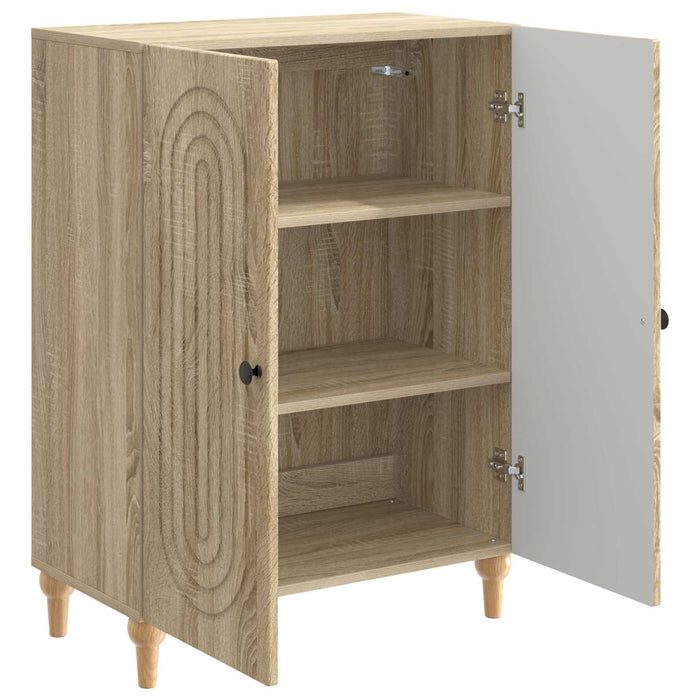Bufet Stejar Sonoma 66 x 34,5 x 90 cm Lemn prelucrat - WALTI WALTI