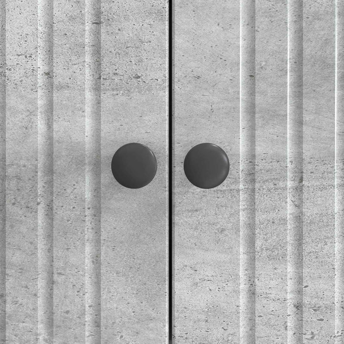 Bufet Gri Beton 66 x 34,5 x 90 cm Lemn prelucrat - WALTI WALTI