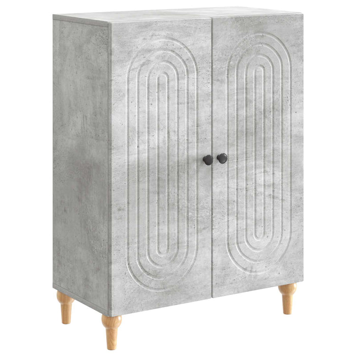 Bufet Gri Beton 66 x 34,5 x 90 cm Lemn prelucrat - WALTI WALTI