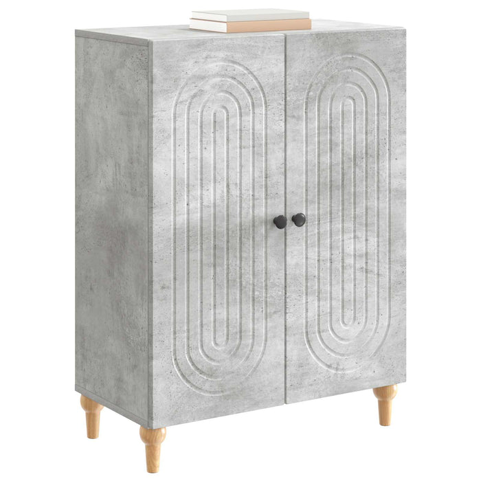 Bufet Gri Beton 66 x 34,5 x 90 cm Lemn prelucrat - WALTI WALTI
