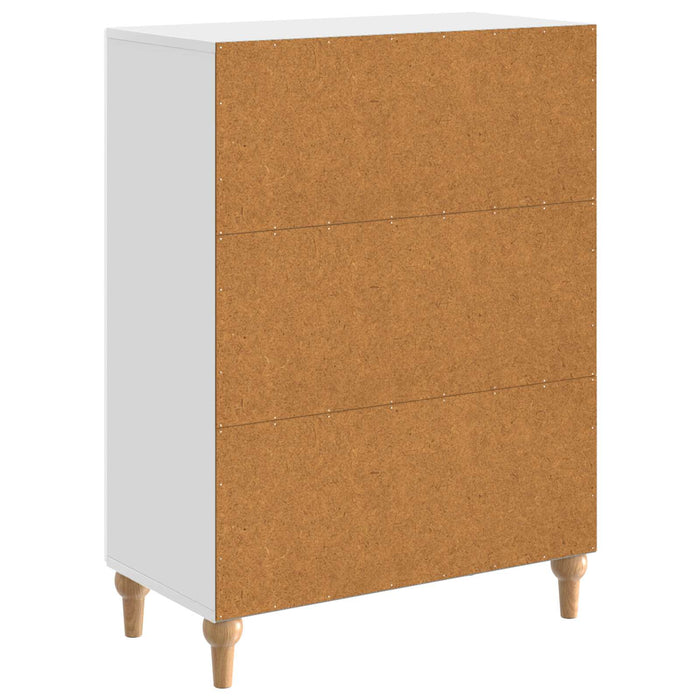 Bufet Alb foarte lucios 66 x 34,5 x 90 cm Lemn prelucrat - WALTI WALTI