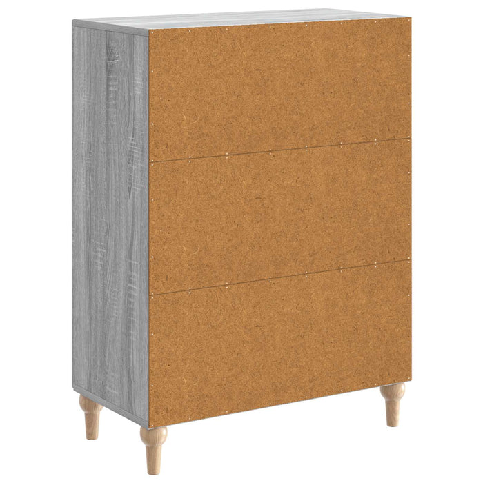 Bufet Sonoma gri 66 x 34,5 x 90 cm Lemn prelucrat - WALTI WALTI