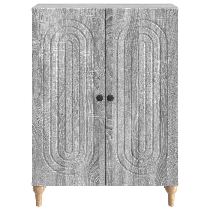 Bufet Sonoma gri 66 x 34,5 x 90 cm Lemn prelucrat - WALTI WALTI
