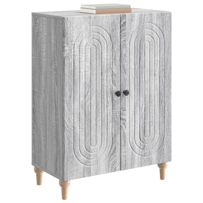 Bufet Sonoma gri 66 x 34,5 x 90 cm Lemn prelucrat - WALTI WALTI