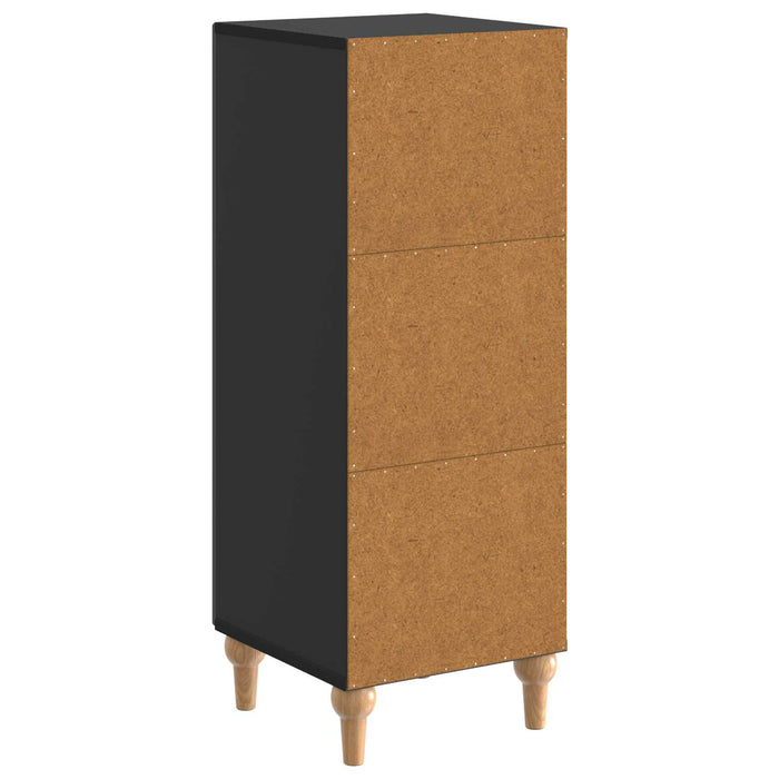 Bufet Negru 33 x 34,5 x 90 cm Lemn prelucrat - WALTI WALTI