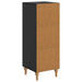 Bufet Negru 33 x 34,5 x 90 cm Lemn prelucrat - WALTI WALTI