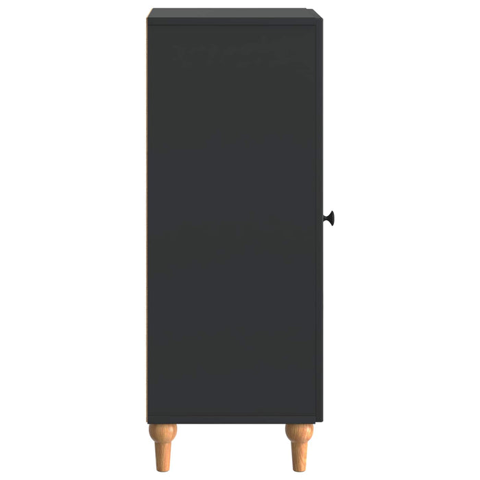 Bufet Negru 33 x 34,5 x 90 cm Lemn prelucrat - WALTI WALTI