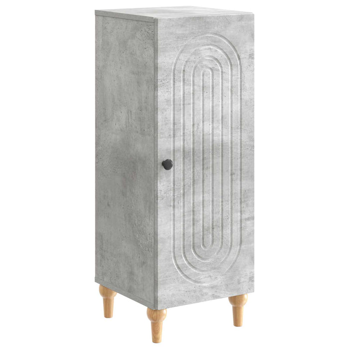 Bufet Gri Beton 33 x 34,5 x 90 cm Lemn prelucrat - WALTI WALTI