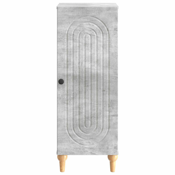 Bufet Gri Beton 33 x 34,5 x 90 cm Lemn prelucrat - WALTI WALTI