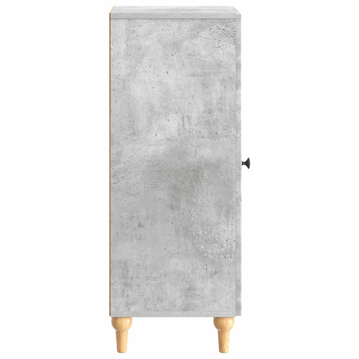 Bufet Gri Beton 33 x 34,5 x 90 cm Lemn prelucrat - WALTI WALTI