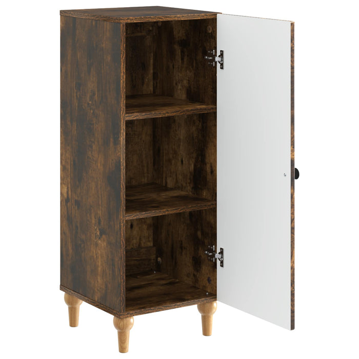 Bufet Stejar fumuriu 33 x 34,5 x 90 cm Lemn prelucrat - WALTI WALTI