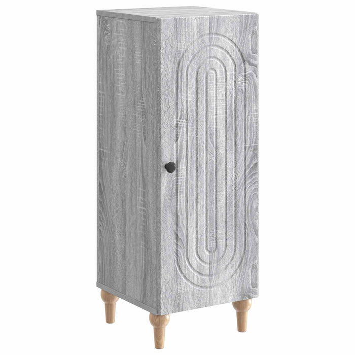Bufet Sonoma gri 33 x 34,5 x 90 cm Lemn prelucrat - WALTI WALTI