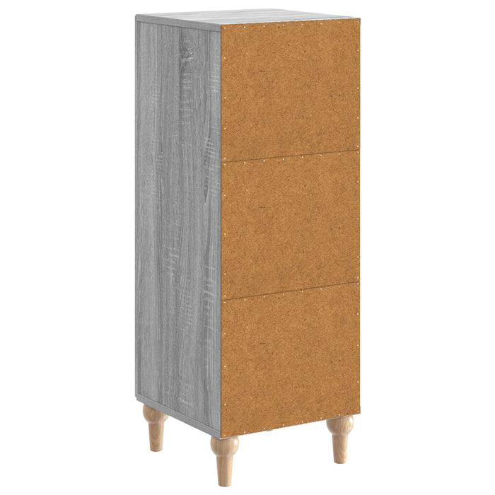 Bufet Sonoma gri 33 x 34,5 x 90 cm Lemn prelucrat - WALTI WALTI
