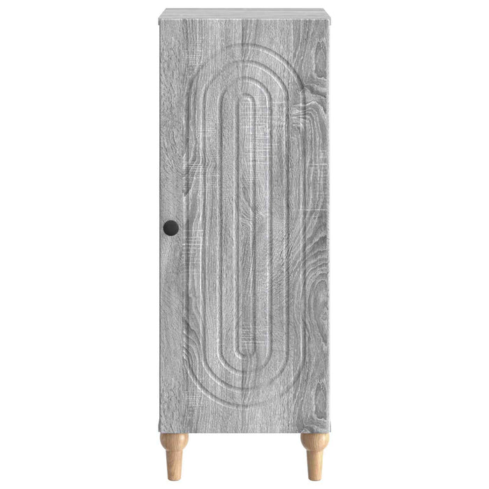 Bufet Sonoma gri 33 x 34,5 x 90 cm Lemn prelucrat - WALTI WALTI