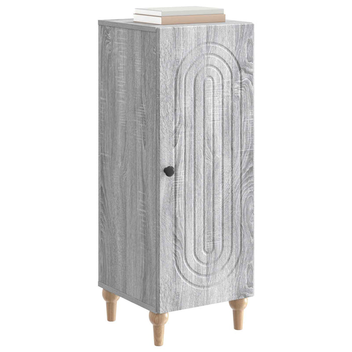 Bufet Sonoma gri 33 x 34,5 x 90 cm Lemn prelucrat - WALTI WALTI