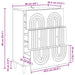 Dulap cu sertare Alb 66 x 34,5 x 90 cm Lemn prelucrat - WALTI WALTI