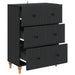 Dulap cu sertare Negru 66 x 34,5 x 90 cm Lemn prelucrat - WALTI WALTI