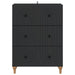 Dulap cu sertare Negru 66 x 34,5 x 90 cm Lemn prelucrat - WALTI WALTI