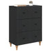 Dulap cu sertare Negru 66 x 34,5 x 90 cm Lemn prelucrat - WALTI WALTI