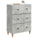 Dulap cu sertare Gri Beton 66 x 34,5 x 90 cm Lemn prelucrat - WALTI WALTI