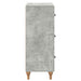 Dulap cu sertare Gri Beton 66 x 34,5 x 90 cm Lemn prelucrat - WALTI WALTI
