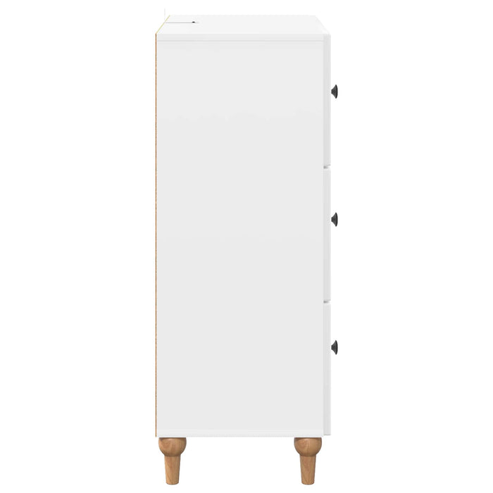 Dulap cu sertare Alb foarte lucios 66 x 34,5 x 90 cm - WALTI WALTI